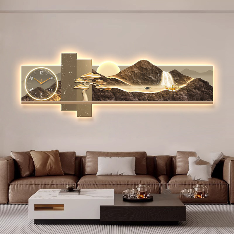 Luxury Lifestyle Watches - Groot formaat kunstmuurschildering Luxe moderne klokmuur