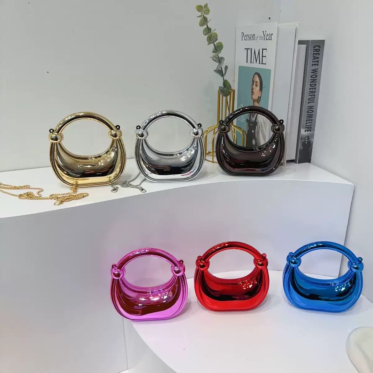 Luxury Lifestyle Store - Mini gouden avondtasje portemonnees en handtassen