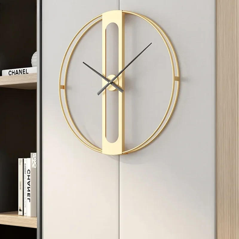 Luxury Lifestyle Watches - Minimalistische gouden wandklokken Luxe metalen groot