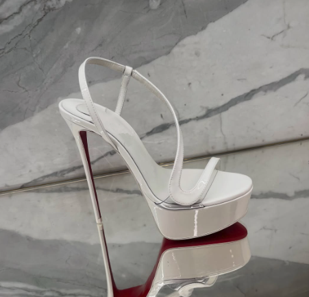 Metallic leren platform stilet - Luxury Lifestyle recensie en prijs