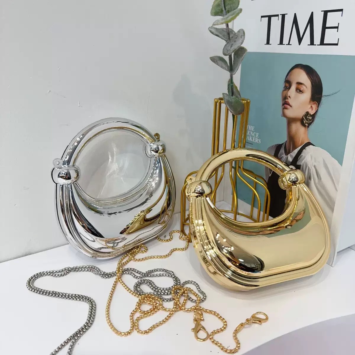 Mini gouden avondtasje portemo - Luxury Lifestyle Store recensie en prijs