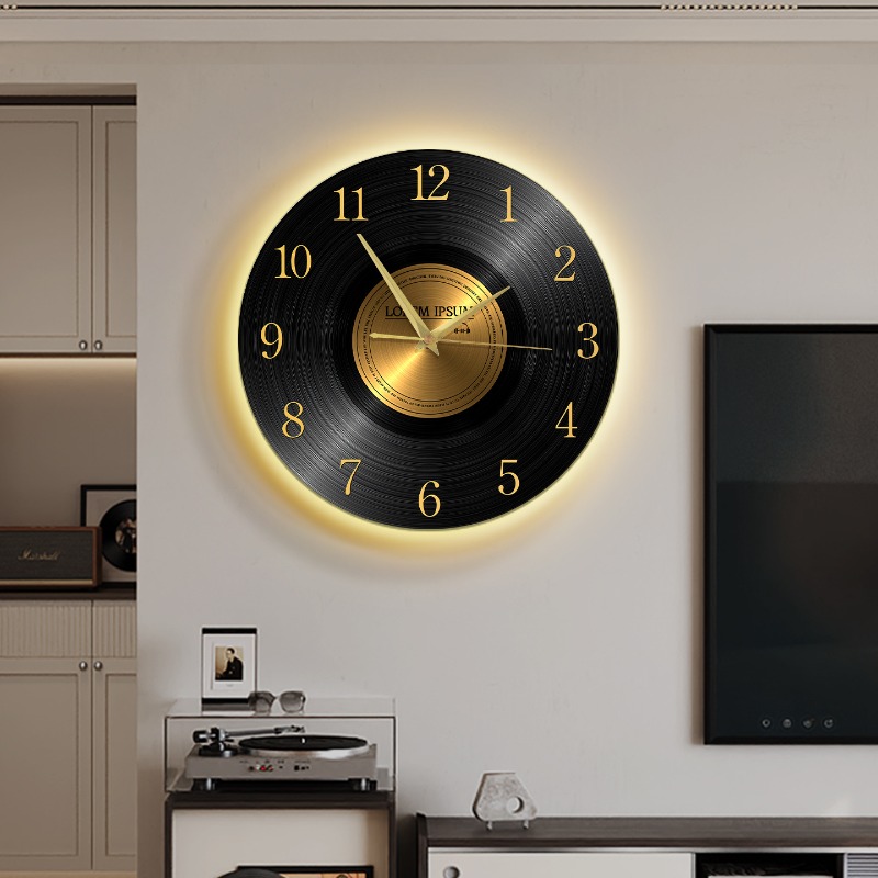 Vintage wandklok met licht Woo - Luxury Lifestyle Watches recensie en prijs